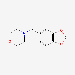 molecular formula C12H15NO3 B5815895 4-(1,3-benzodioxol-5-ylmethyl)morpholine 