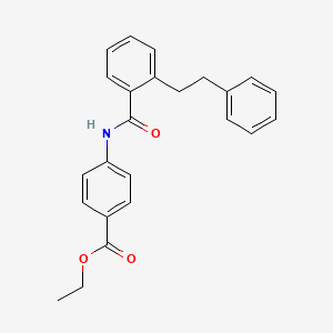ethyl 4-{[2-(2-phenylethyl)benzoyl]amino}benzoate