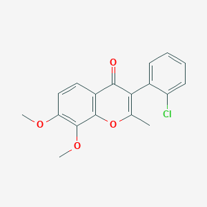 3-(2-chlorophenyl)-7,8-dimethoxy-2-methyl-4H-chromen-4-one