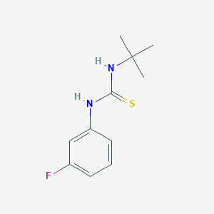 molecular formula C11H15FN2S B5816097 N-(tert-butyl)-N'-(3-fluorophenyl)thiourea 