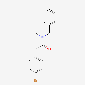 molecular formula C16H16BrNO B5816210 N-benzyl-2-(4-bromophenyl)-N-methylacetamide 