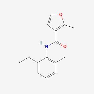 molecular formula C15H17NO2 B5816224 N-(2-ethyl-6-methylphenyl)-2-methyl-3-furamide CAS No. 6124-55-6