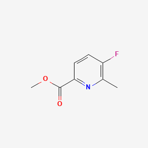 molecular formula C8H8FNO2 B581630 Methyl 5-fluoro-6-methylpicolinate CAS No. 1245647-61-3