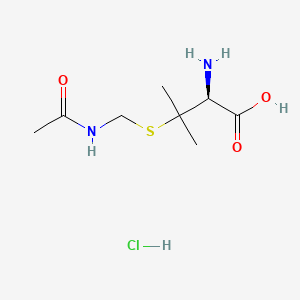 molecular formula C8H17ClN2O3S B581631 (S)-Acetamidomethyl-l-penicillamine, HCl CAS No. 1330286-48-0