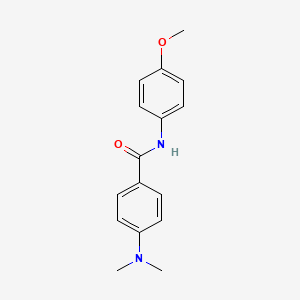 molecular formula C16H18N2O2 B5816312 4-(dimethylamino)-N-(4-methoxyphenyl)benzamide 