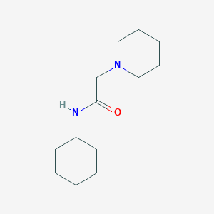 N-cyclohexyl-2-(1-piperidinyl)acetamide
