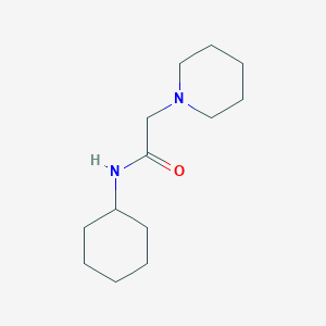 molecular formula C13H24N2O B5816317 N-cyclohexyl-2-(1-piperidinyl)acetamide 