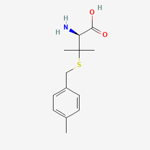 molecular formula C13H19NO2S B581633 (S)-2-氨基-3-甲基-3-((4-甲基苄基)硫代)丁酸 CAS No. 1330286-51-5