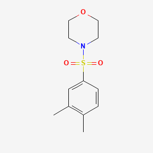 molecular formula C12H17NO3S B5816365 4-[(3,4-dimethylphenyl)sulfonyl]morpholine 