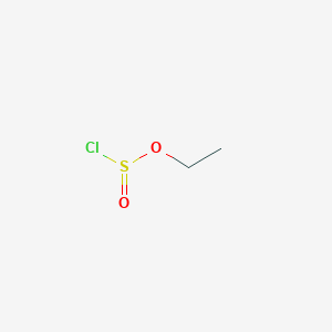molecular formula C2H5ClO2S B058164 Chlorosulfurous acid, ethyl ester CAS No. 6378-11-6
