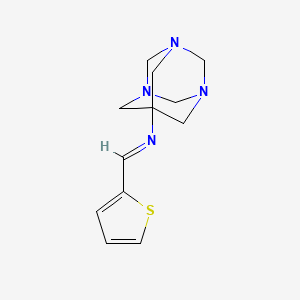 N-(2-thienylmethylene)-1,3,5-triazatricyclo[3.3.1.1~3,7~]decan-7-amine