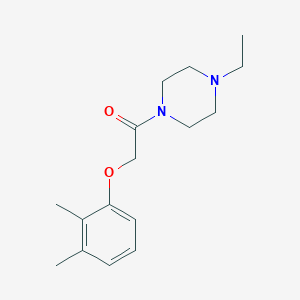 molecular formula C16H24N2O2 B5816432 1-[(2,3-dimethylphenoxy)acetyl]-4-ethylpiperazine 