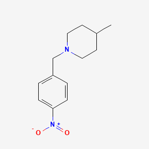 molecular formula C13H18N2O2 B5816510 4-methyl-1-(4-nitrobenzyl)piperidine 