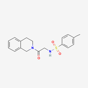 N-[2-(3,4-Dihydro-1H-isoquinolin-2-yl)-2-oxo-ethyl]-4-methyl-benzenesulfonamide