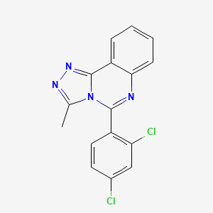 molecular formula C16H10Cl2N4 B5816590 5-(2,4-dichlorophenyl)-3-methyl[1,2,4]triazolo[4,3-c]quinazoline 