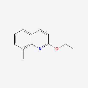 molecular formula C12H13NO B581661 2-乙氧基-8-甲基喹啉 CAS No. 1221793-63-0