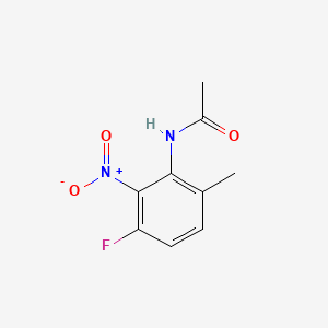 B581665 2-Acetamido-4-fluoro-3-nitrotoluene CAS No. 1355247-77-6