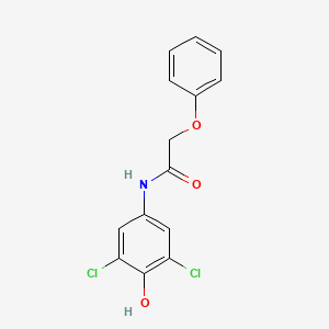 molecular formula C14H11Cl2NO3 B5816716 N-(3,5-dichloro-4-hydroxyphenyl)-2-phenoxyacetamide 