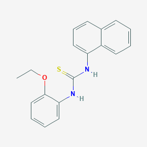 molecular formula C19H18N2OS B5816718 N-(2-ethoxyphenyl)-N'-1-naphthylthiourea 