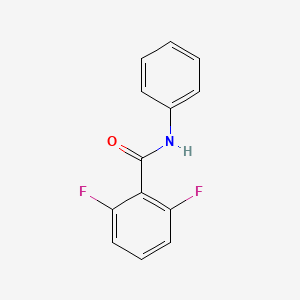 molecular formula C13H9F2NO B5816767 2,6-difluoro-N-phenylbenzamide 