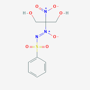 molecular formula C9H11N3O7S B5816843 2-nitro-2-[(phenylsulfonyl)-NNO-azoxy]-1,3-propanediol 