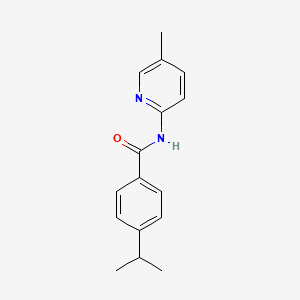 molecular formula C16H18N2O B5816867 4-isopropyl-N-(5-methyl-2-pyridinyl)benzamide CAS No. 560078-06-0