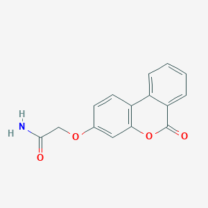 2-[(6-oxo-6H-benzo[c]chromen-3-yl)oxy]acetamide