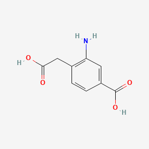 3-Amino-4-(carboxymethyl)benzoic acid