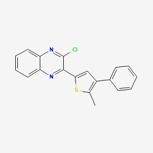 2-chloro-3-(5-methyl-4-phenyl-2-thienyl)quinoxaline