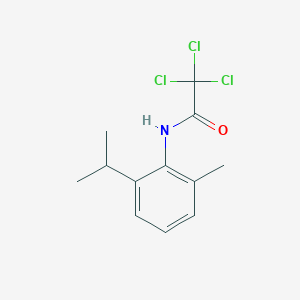 molecular formula C12H14Cl3NO B5817095 2,2,2-trichloro-N-(2-isopropyl-6-methylphenyl)acetamide 
