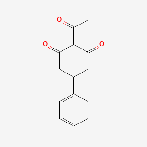 molecular formula C14H14O3 B5817096 2-acetyl-5-phenyl-1,3-cyclohexanedione 