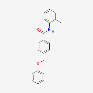 N-(2-methylphenyl)-4-(phenoxymethyl)benzamide