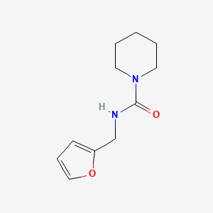 molecular formula C11H16N2O2 B5817132 N-(2-furylmethyl)-1-piperidinecarboxamide 