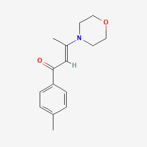molecular formula C15H19NO2 B5817168 1-(4-methylphenyl)-3-(4-morpholinyl)-2-buten-1-one 