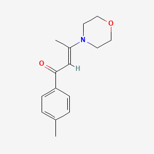 1-(4-methylphenyl)-3-(4-morpholinyl)-2-buten-1-one