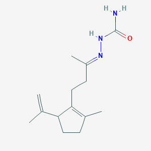 4-(5-isopropenyl-2-methyl-1-cyclopenten-1-yl)-2-butanone semicarbazone
