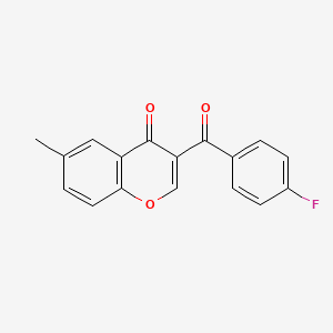 3-(4-fluorobenzoyl)-6-methyl-4H-chromen-4-one