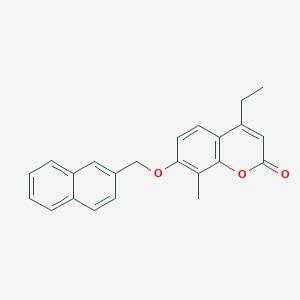 4-ethyl-8-methyl-7-(2-naphthylmethoxy)-2H-chromen-2-one