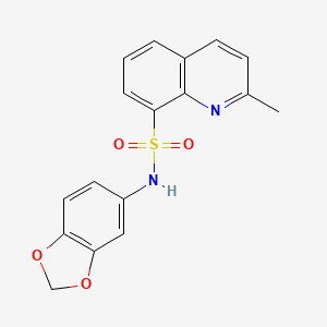 N-1,3-benzodioxol-5-yl-2-methyl-8-quinolinesulfonamide