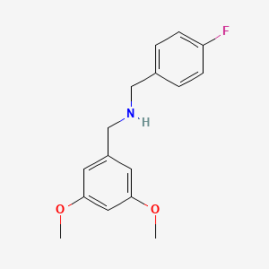 (3,5-dimethoxybenzyl)(4-fluorobenzyl)amine