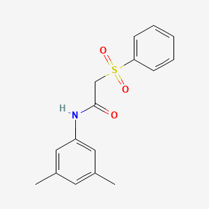 N-(3,5-dimethylphenyl)-2-(phenylsulfonyl)acetamide
