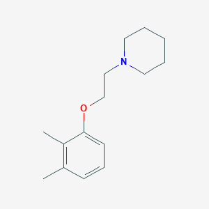 molecular formula C15H23NO B5817327 1-[2-(2,3-dimethylphenoxy)ethyl]piperidine 