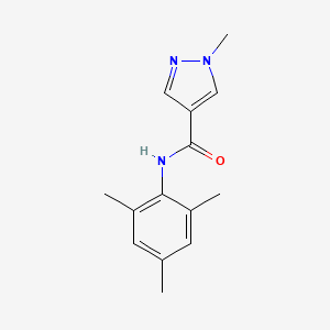 molecular formula C14H17N3O B5817379 N-mesityl-1-methyl-1H-pyrazole-4-carboxamide 