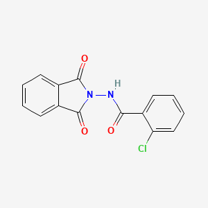 molecular formula C15H9ClN2O3 B5817414 2-chloro-N-(1,3-dioxo-1,3-dihydro-2H-isoindol-2-yl)benzamide 