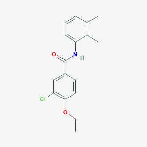 molecular formula C17H18ClNO2 B5817429 3-chloro-N-(2,3-dimethylphenyl)-4-ethoxybenzamide 