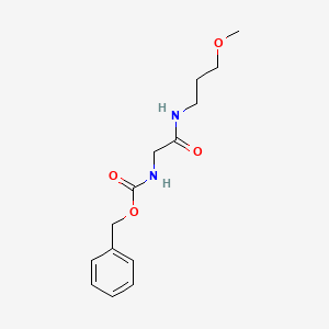molecular formula C14H20N2O4 B581744 Benzyl N-[(3-methoxypropyl)carbamoylmethyl]carbamate CAS No. 1400644-30-5