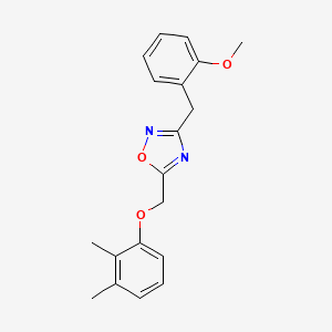 5-[(2,3-dimethylphenoxy)methyl]-3-(2-methoxybenzyl)-1,2,4-oxadiazole