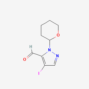 4-Iodo-1-(oxan-2-yl)pyrazole-5-carbaldehyde
