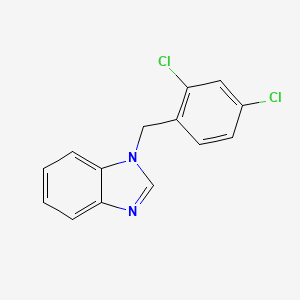 molecular formula C14H10Cl2N2 B5817470 1-(2,4-dichlorobenzyl)-1H-benzimidazole 