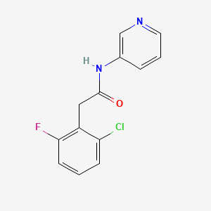 molecular formula C13H10ClFN2O B5817487 2-(2-chloro-6-fluorophenyl)-N-3-pyridinylacetamide 